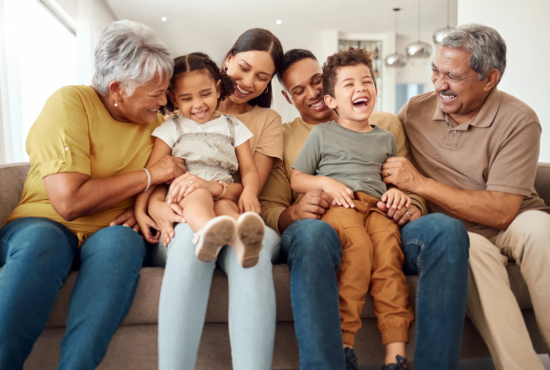 Family spending time together