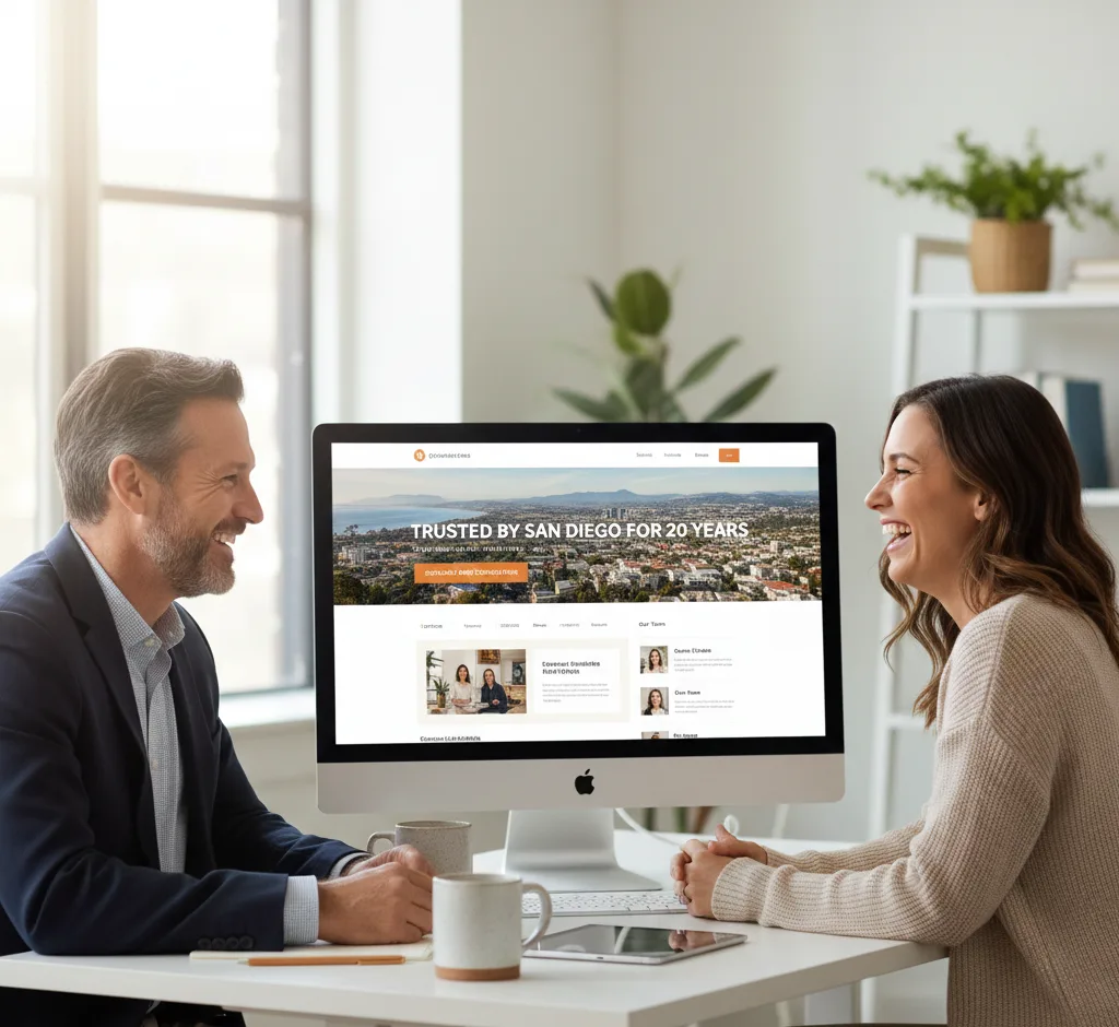 Liscio website design session — building an accounting firm website